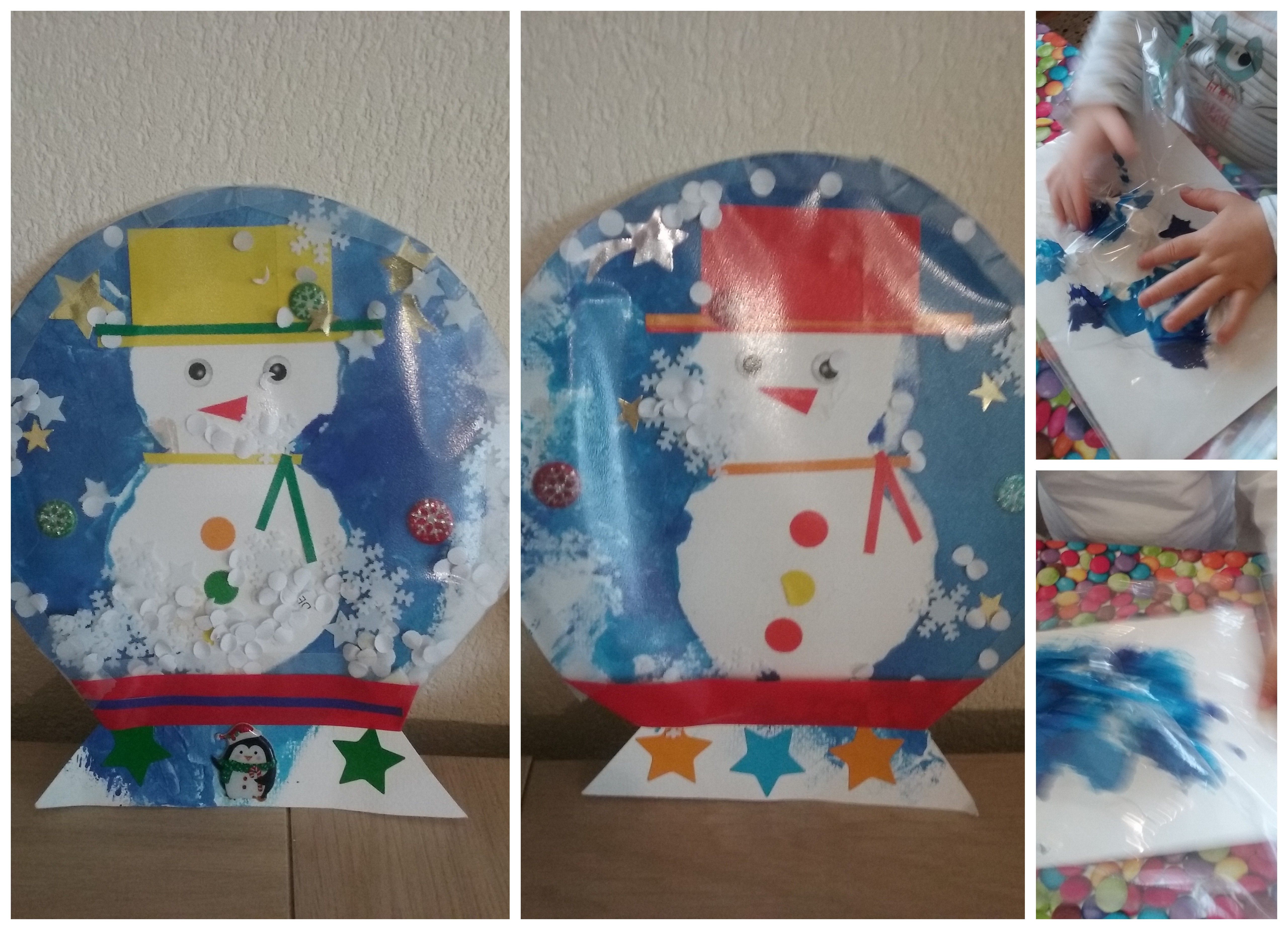 bricolage hiver enfant 2 ans